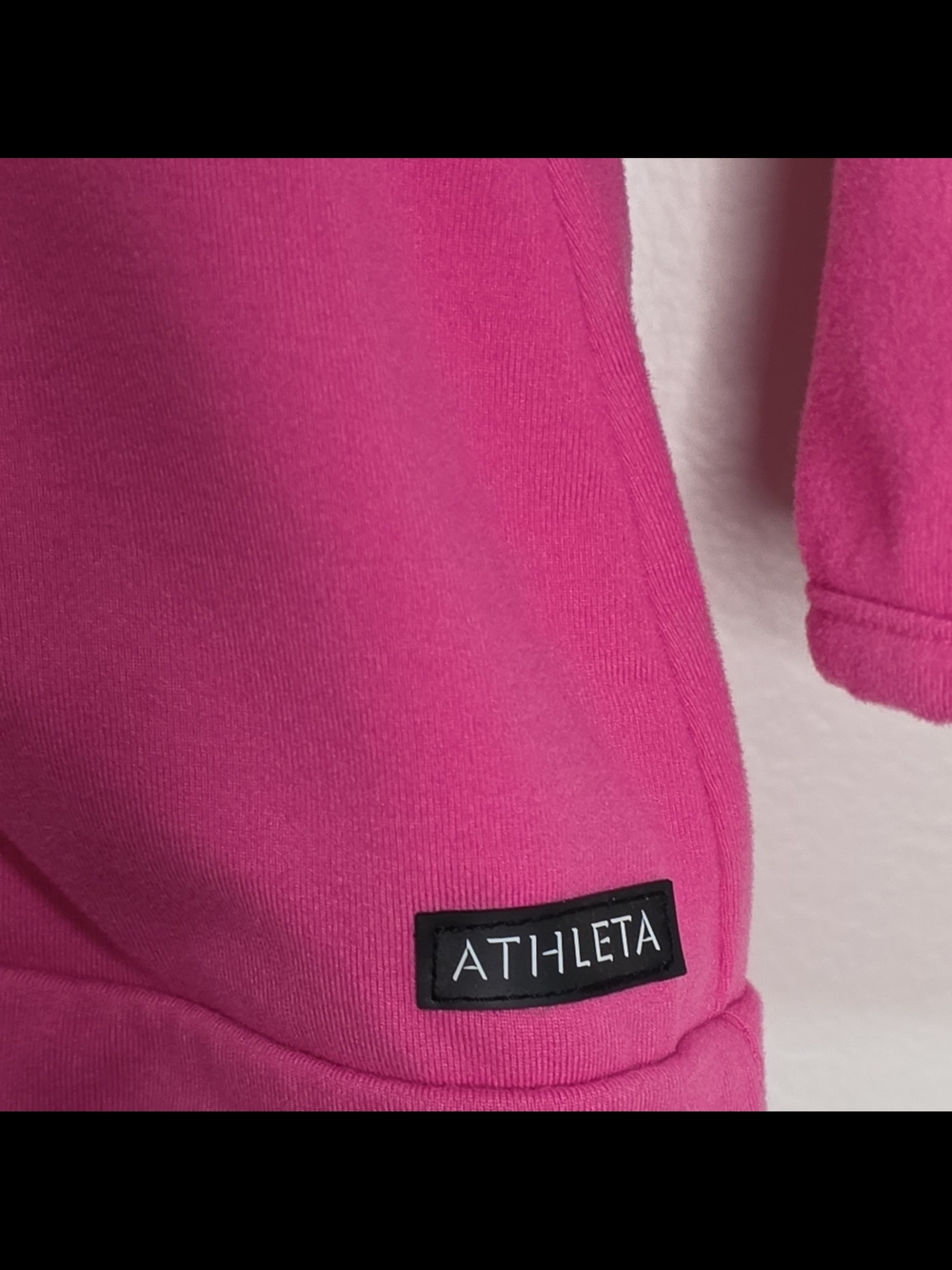 Pink V-Neck 3/4 Sleeve Knit Pullover